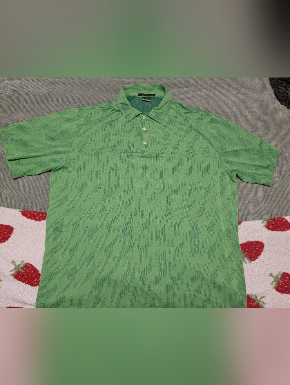 Nike Golf Tiger Woods Collection Polo shirt Size XL Lime Green